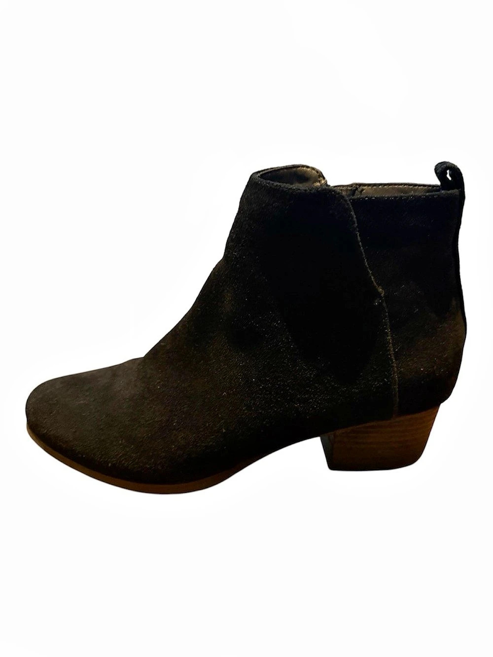 Blondo Black Suede Waterproof Ankle Booties